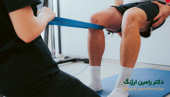 فیزیوتراپی و مراقبت بعد از جراحی زانو